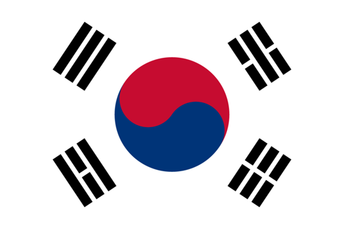 die Fahne von Südkorea - taegukki